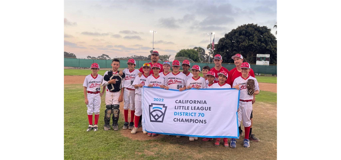 OUR 2022 DISTRICT 70 LITTLE LEAGUE DIVISION CHAMPIONS OVLL 12U ALL STARS
