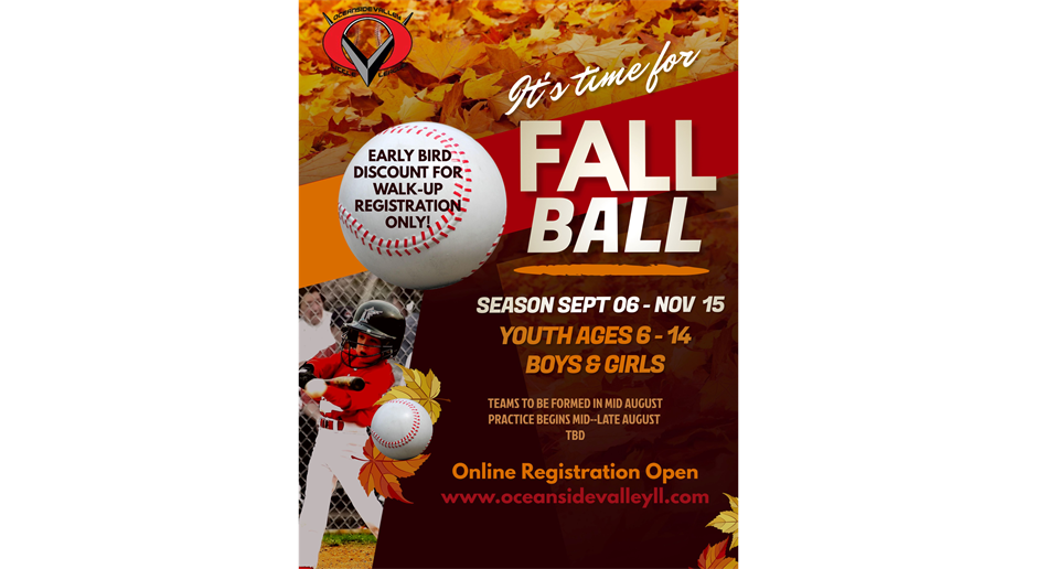 Fall Registration Open!